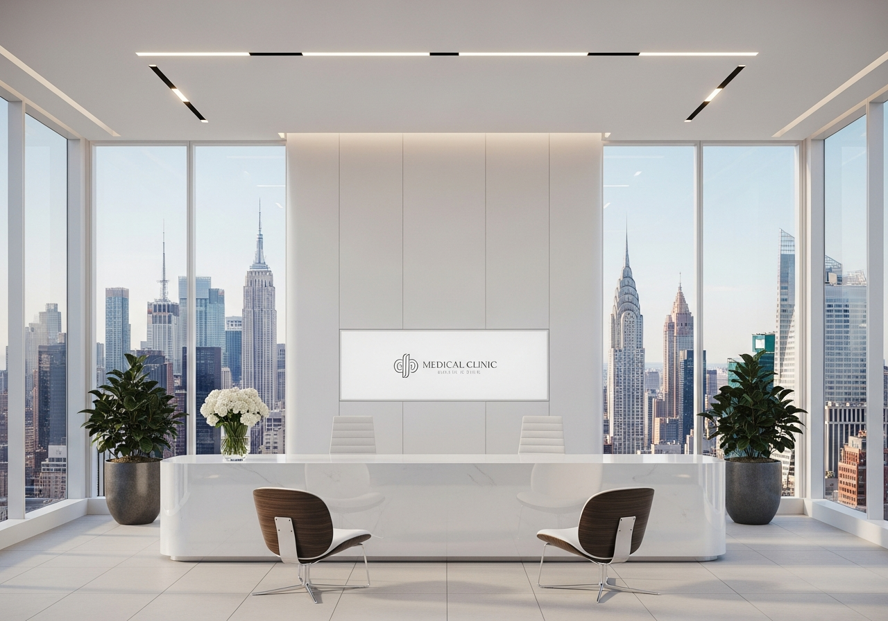 TRT New York hormone therapy clinic interior in Manhattan with modern medical equipment and professional treatment rooms